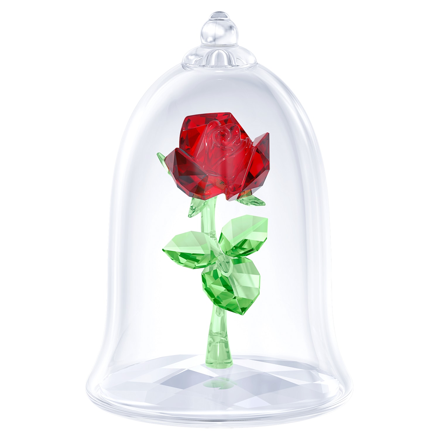 rosa incantata di seta rossa con luce a LED in Vetro per decorazione della casa Regali per le donne mamma in occasione del compleanno di San Valentino anniversario La Bella e la Bestia Rosa 