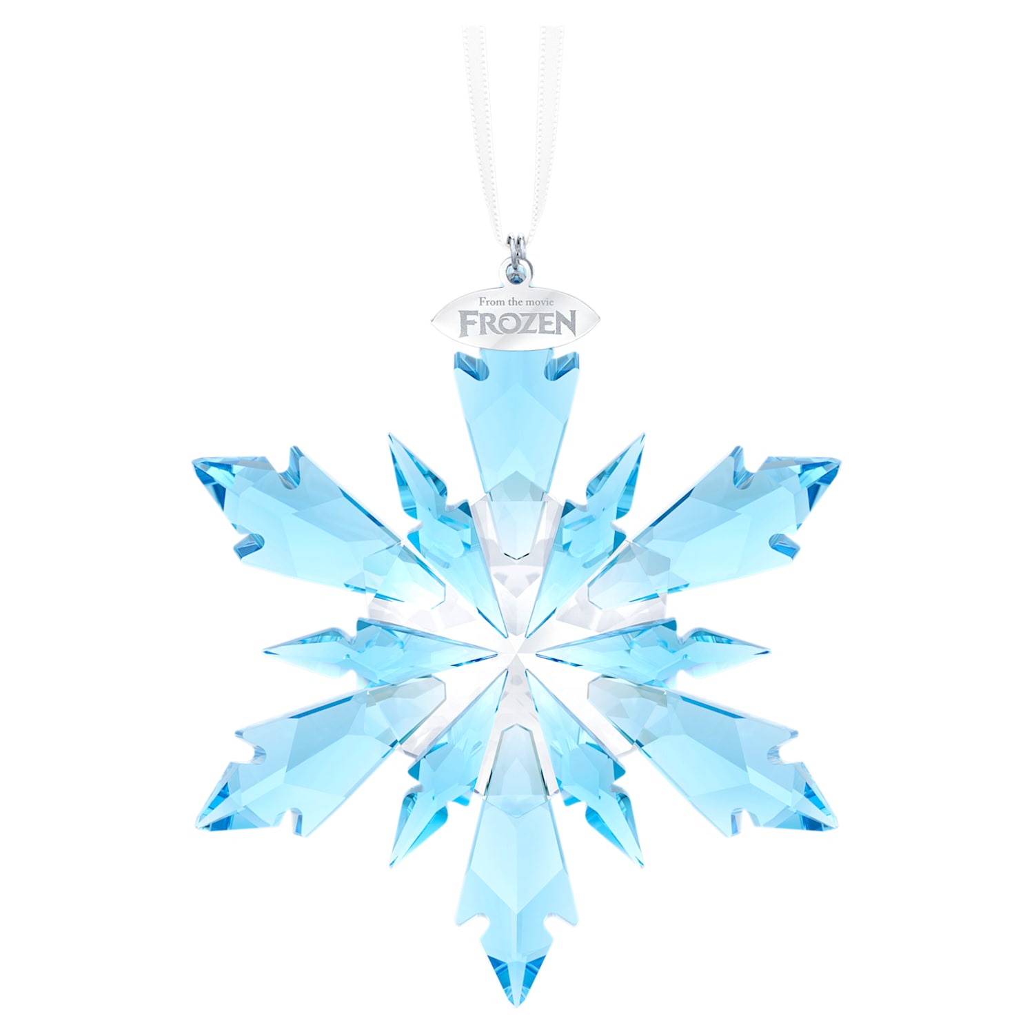6 X Schneeflocken Glitzer Ausschnitt Dekorationen Blau Silber Weiß Eiskönigin 