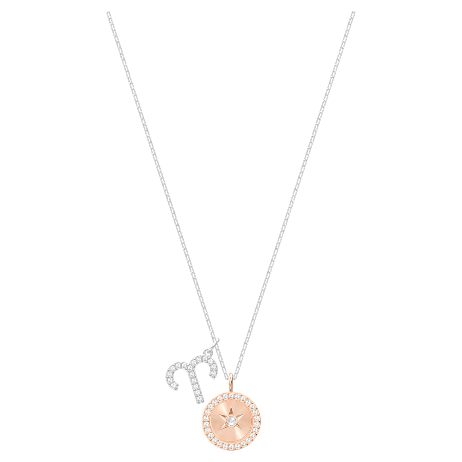 Zodiac pendant, Aries, Small, Pink 