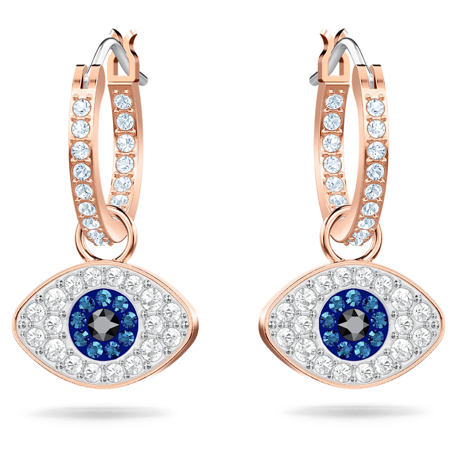 Disney Earrings  Mickey Drop Icons Swarovski Crystals  Turquoise
