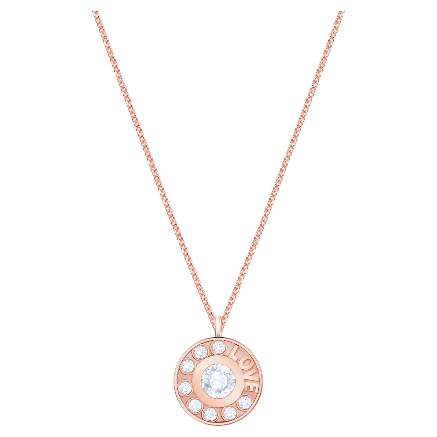 White, Rose-gold tone plated | Swarovski