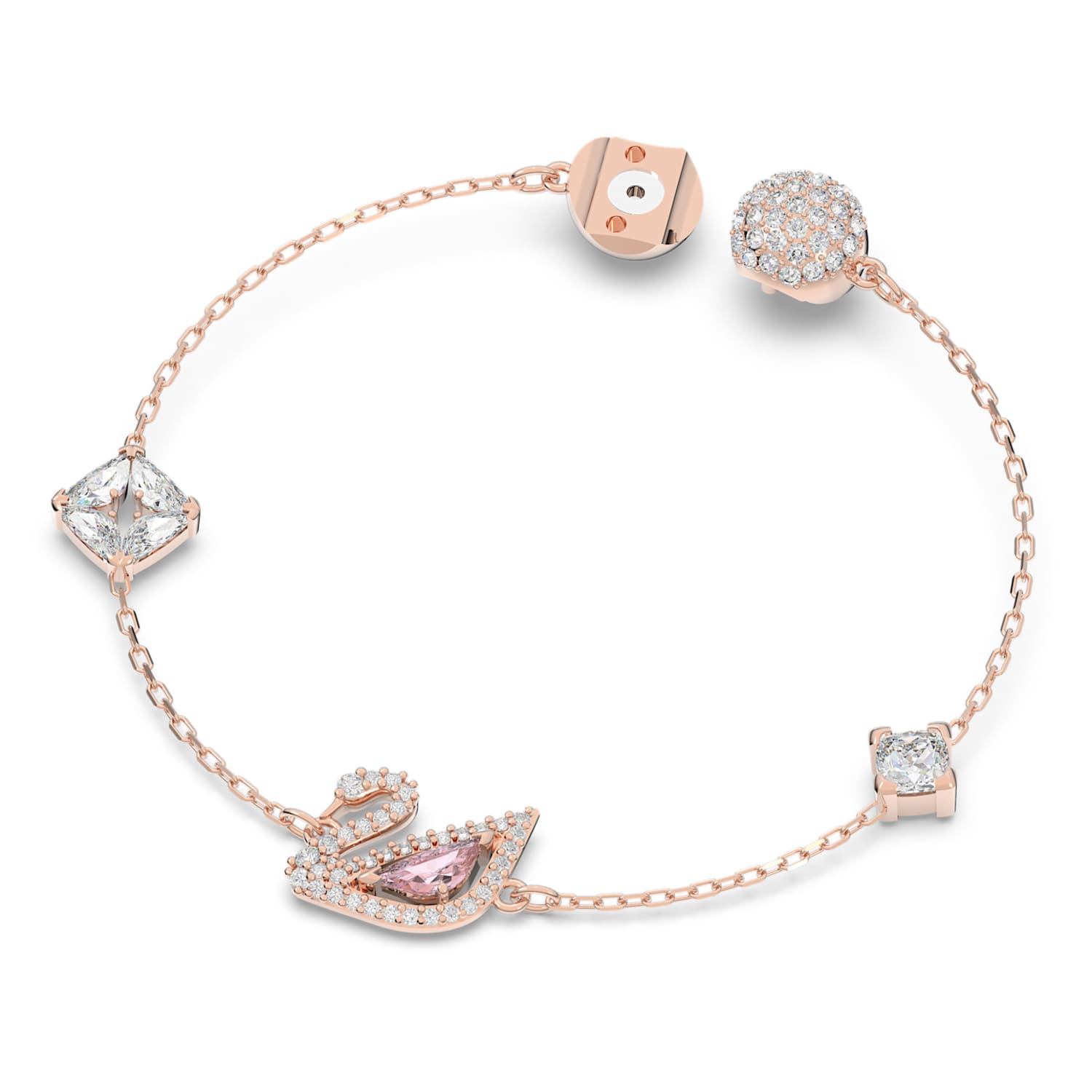 Dazzling Swan bracelet, Magnetic, Swan 