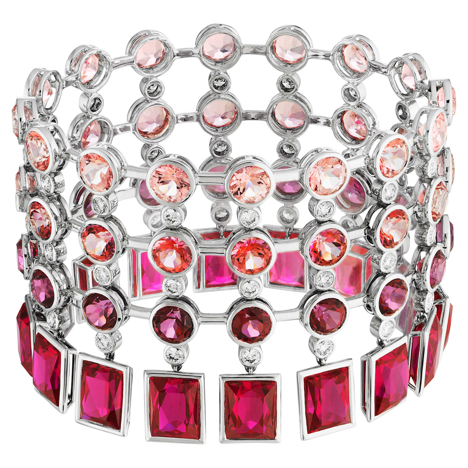 Swarovski Ruby Bracelet 2024 www.alhudapk