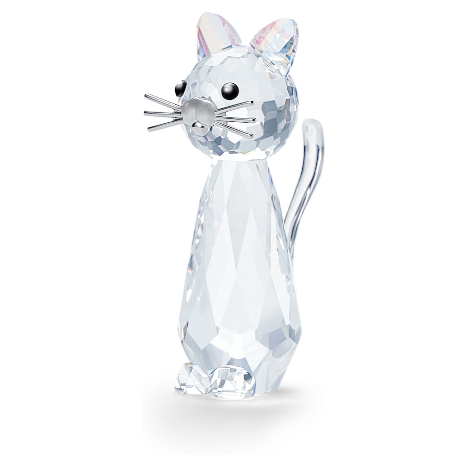 Tonkanese Crystal Animals DE Katze Kristall rund Schlüsselbund 