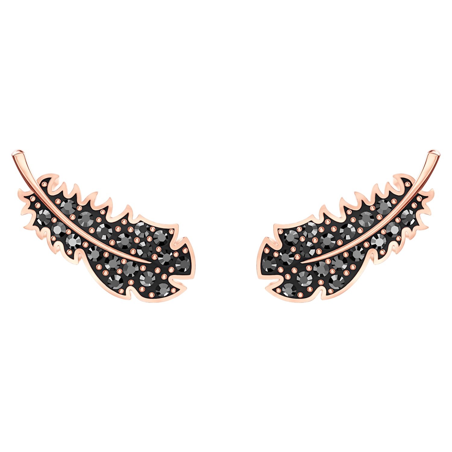 Swarovski Crystal Feather Earrings 2024 cityshopscard