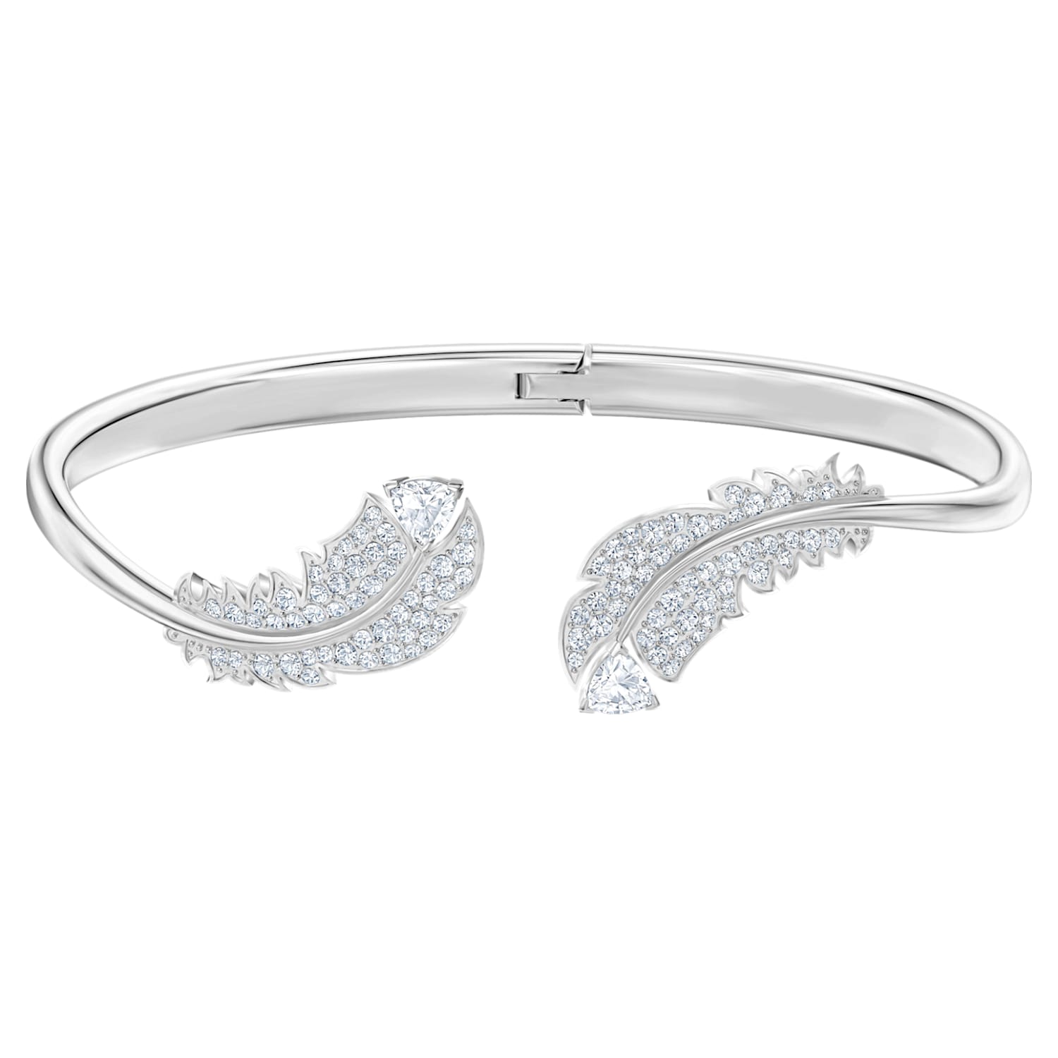 Nice bangle, Feather, Small, White 