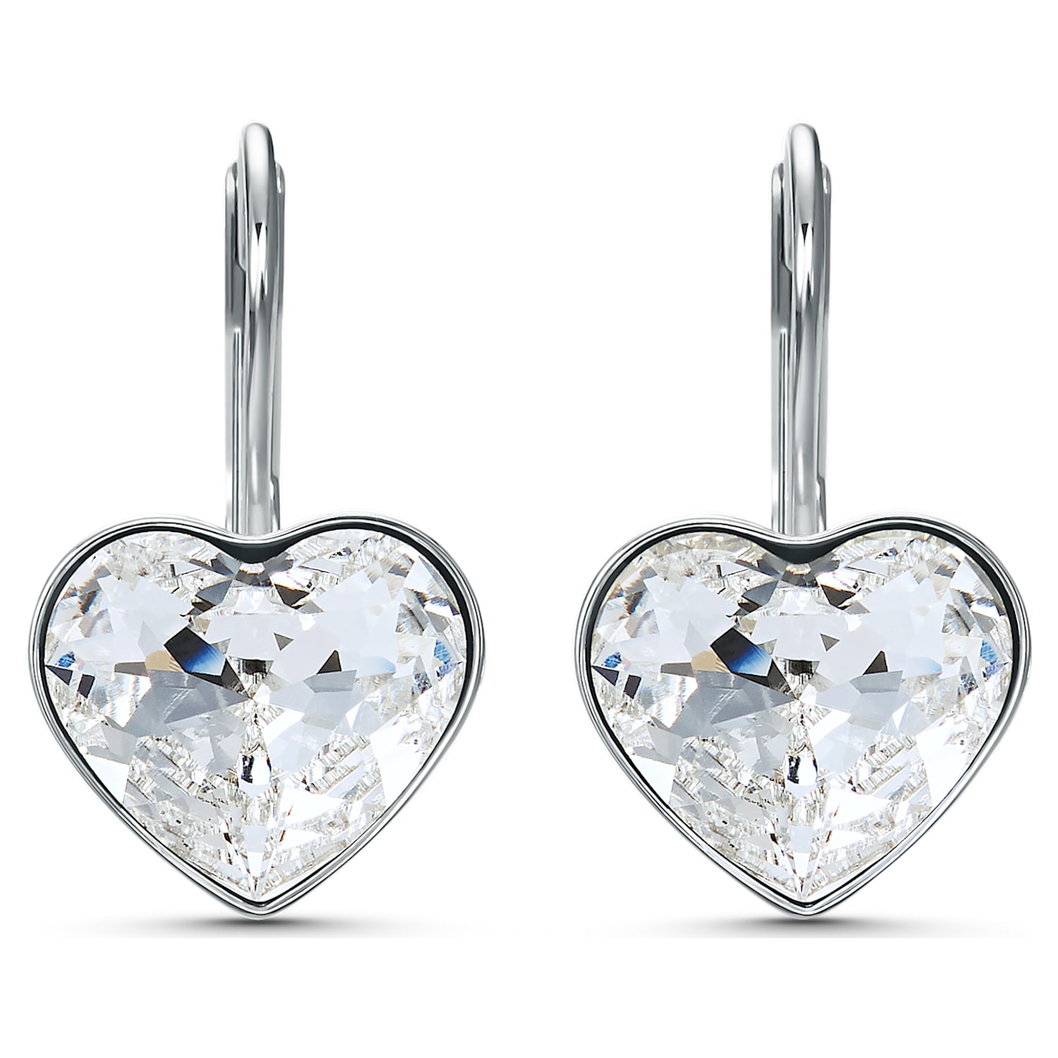 Haven Gold Crystal Heart Single Stud Earring in White Crystal | Kendra Scott