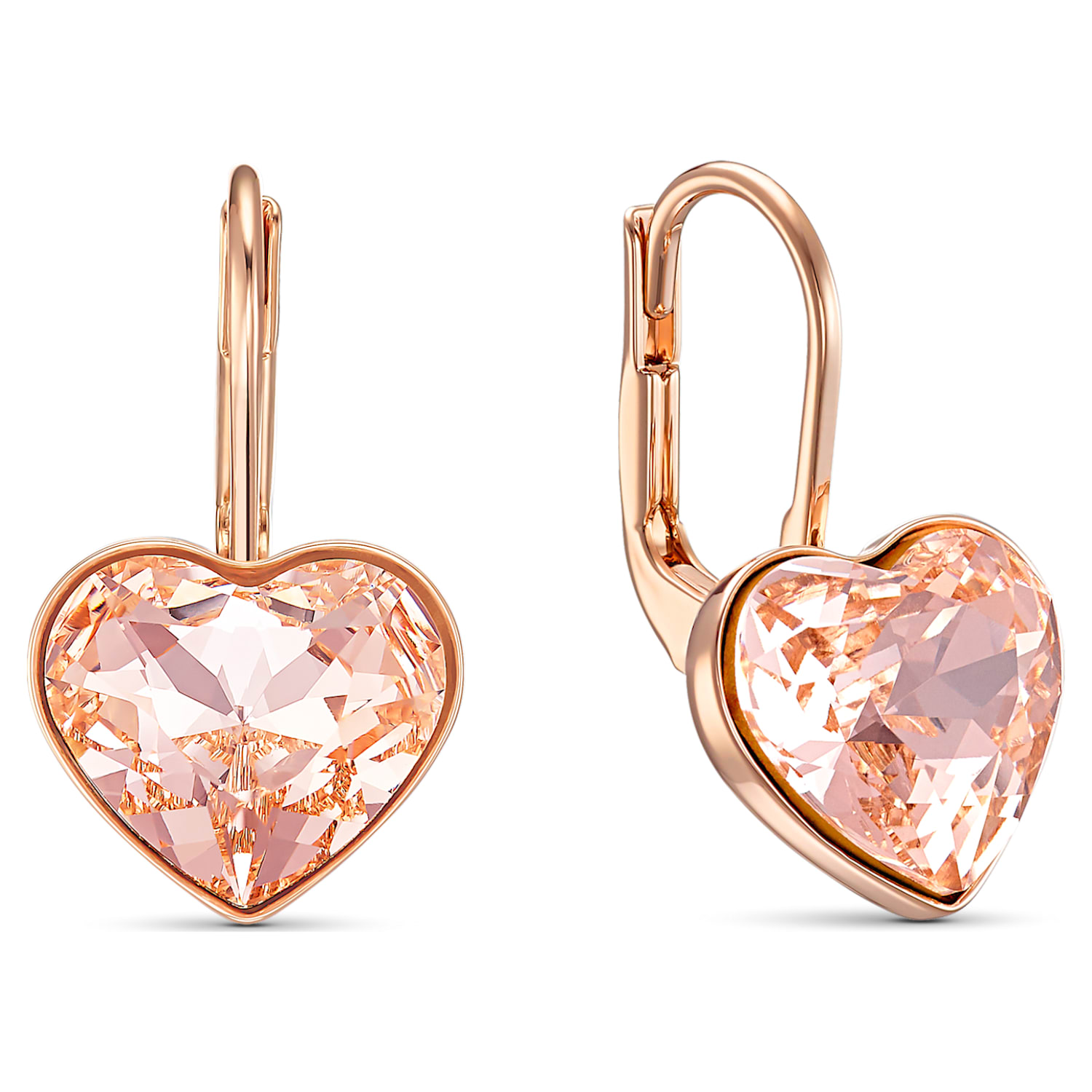 Crystal Outline Heart Earrings E736 | Sweet Romance – Sweet Romance Jewelry