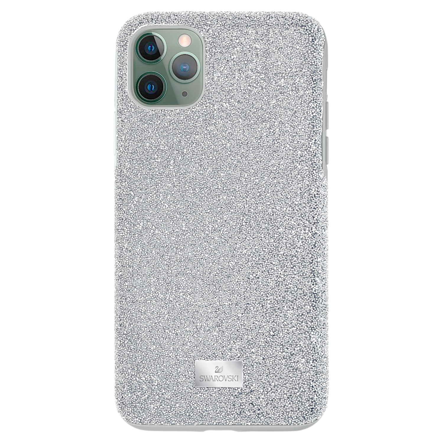 High smartphone case, iPhone® 11 Pro Max, Silver tone | Swarovski