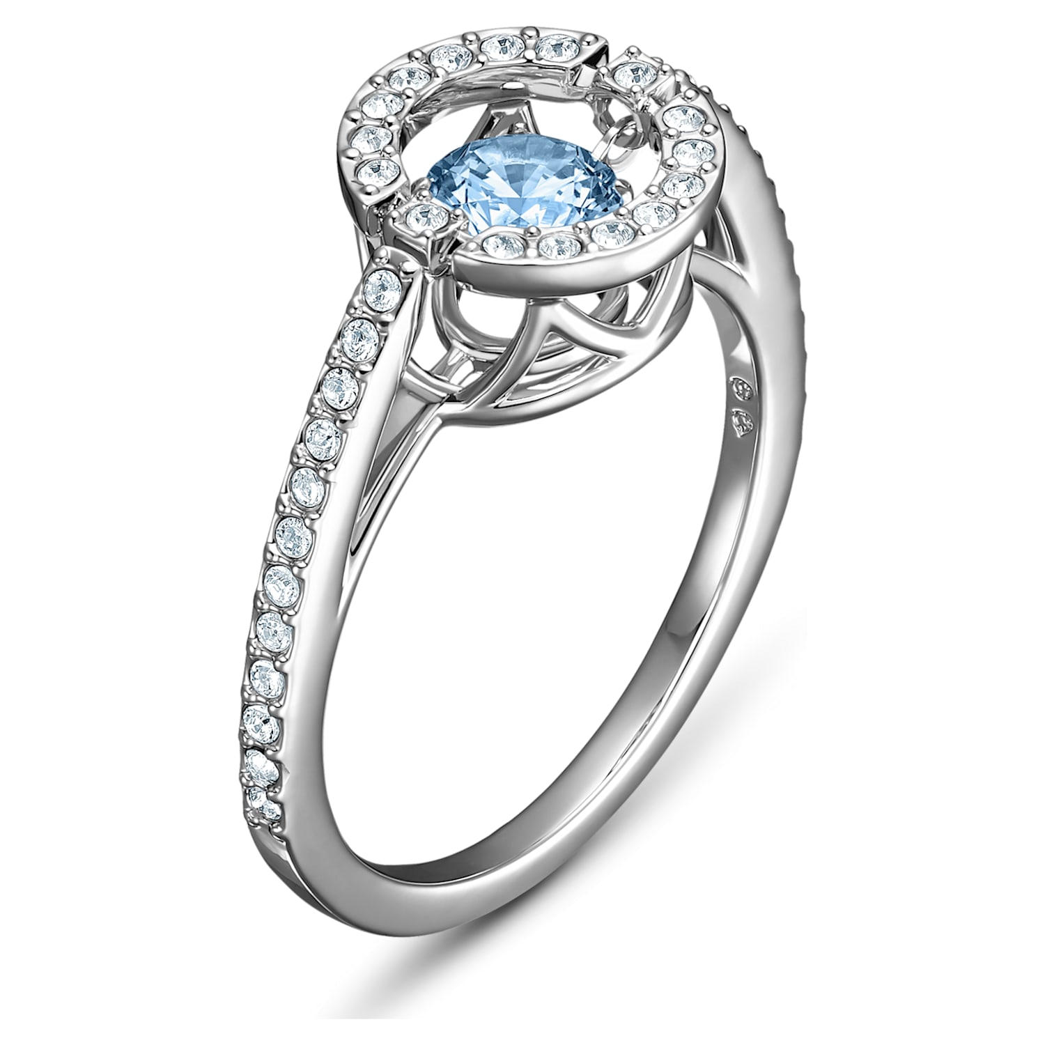 Glowing aqua ring Charm ring Modern ring Girlfriend gift Aqua ring Romantic ring Glow ring Round ring Ring for girls Comfortable ring Style