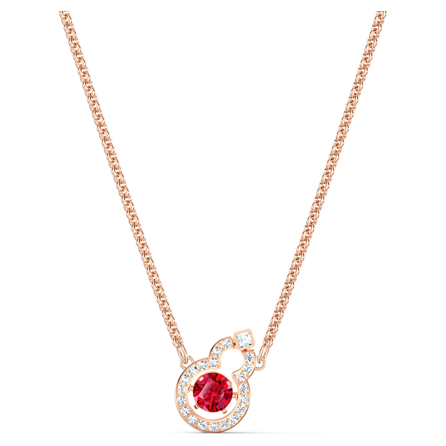 Full Blessing Hulu Set, Red, Rose-gold tone plated