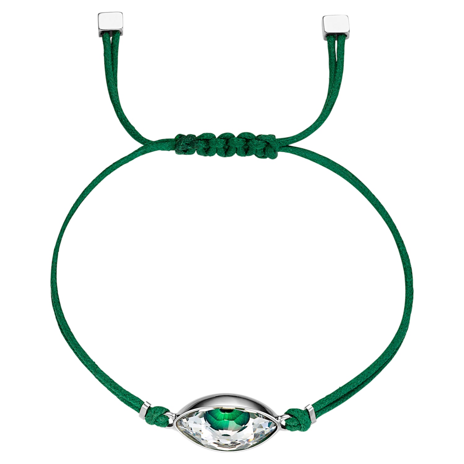 Swarovski Power Collection Evil Eye Bracelet, Green, Stainless steel