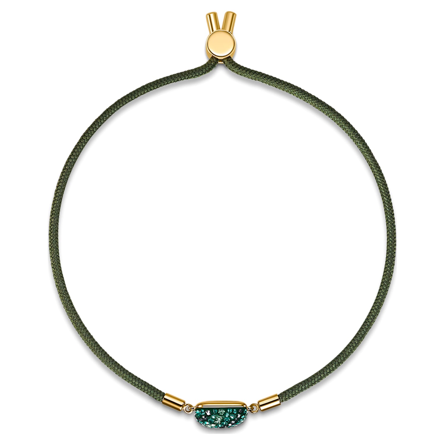 Swarovski Power Collection Earth Element Bracelet, Green, Gold-tone plated