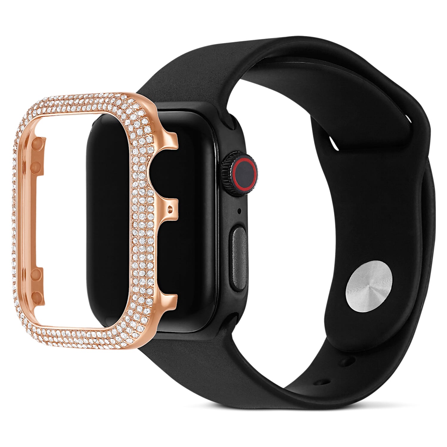 Coque compatible avec Apple Watch ® 40 mm Sparkling, or rose | Swarovski.com