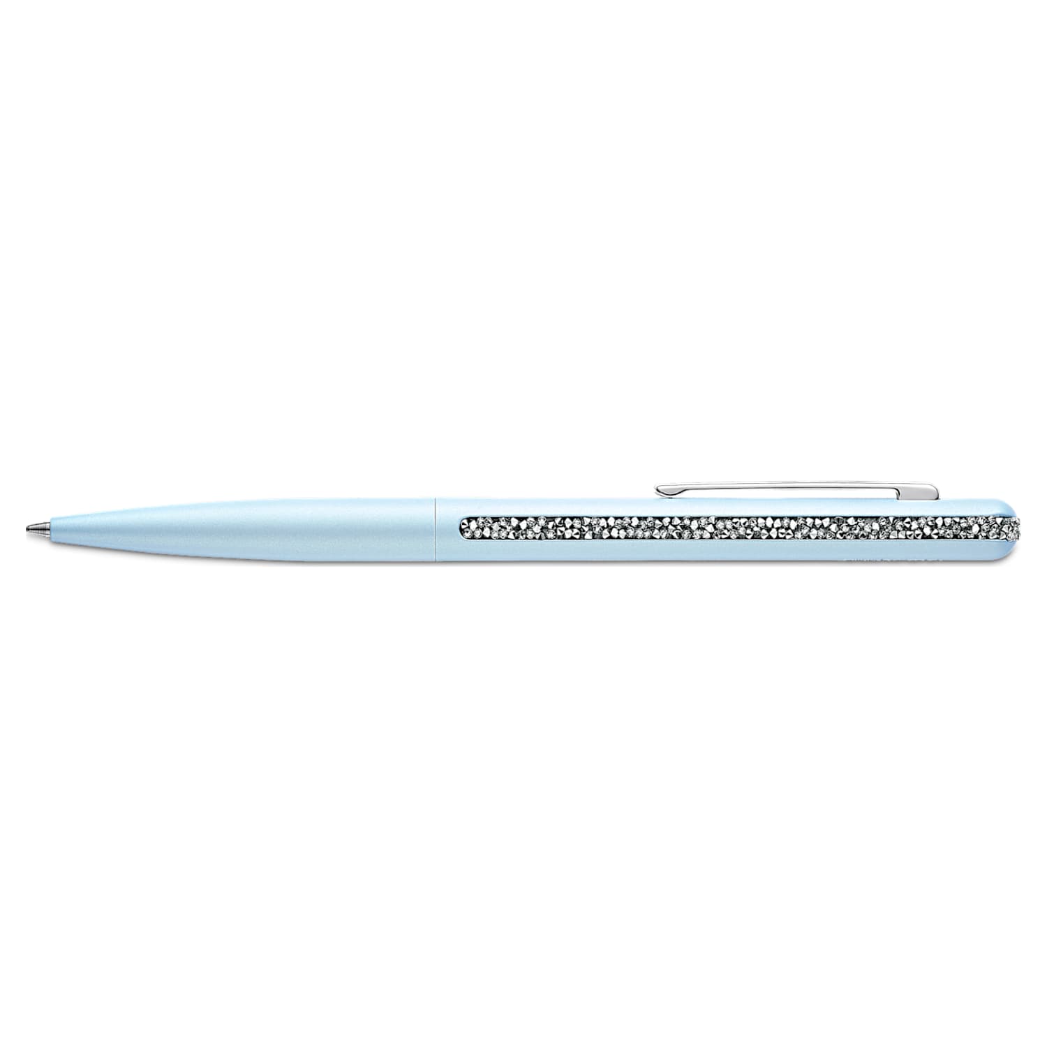 Crystal Shimmer ボールペン ブルー クローム コーティング Swarovski Com
