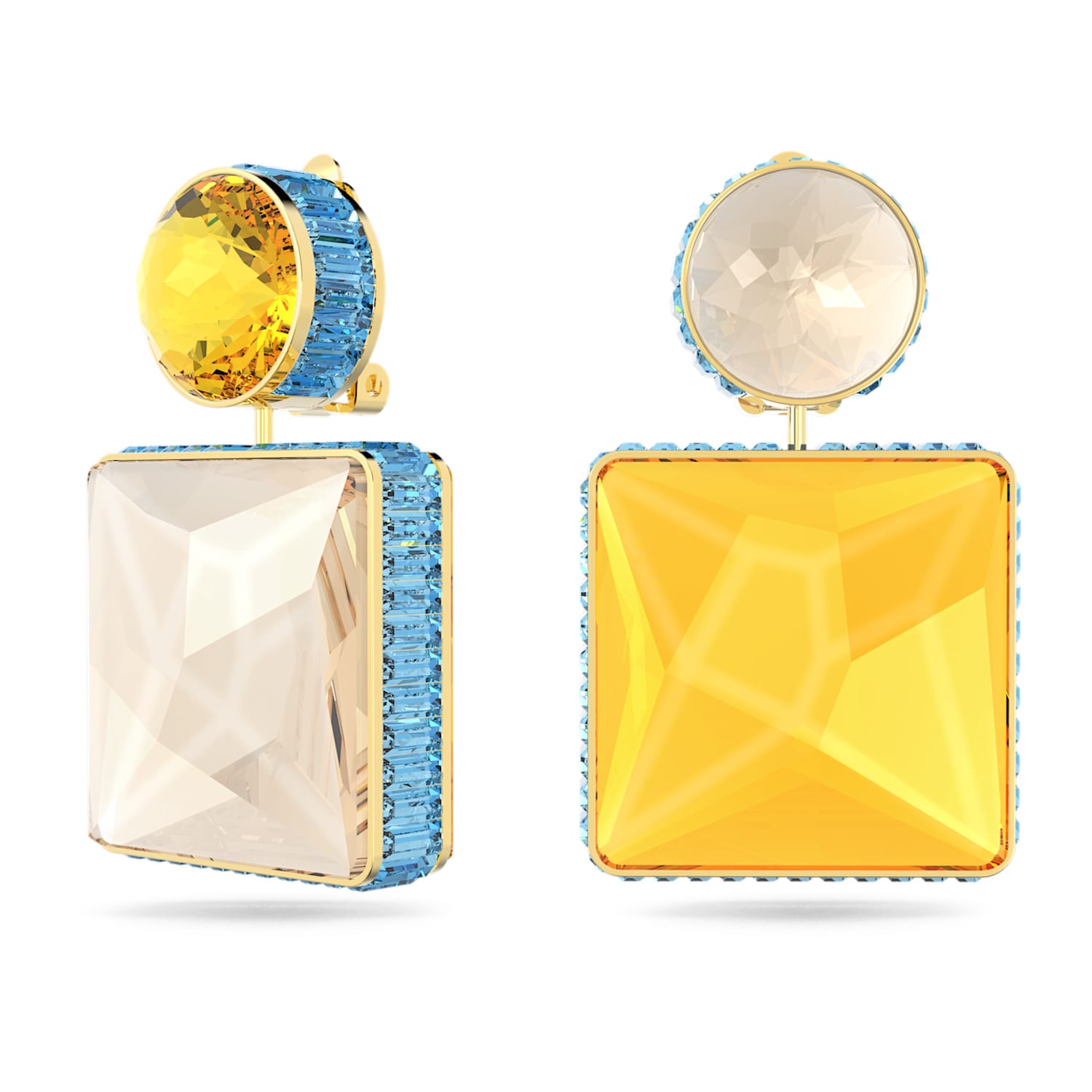 Orbita drop earrings, Asymmetrical 