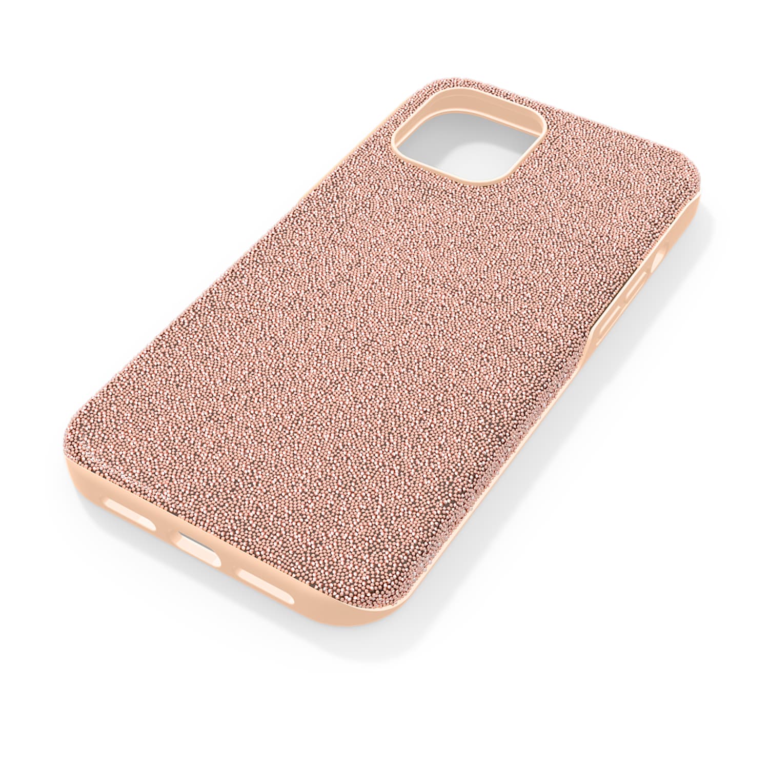 High smartphone case, iPhone® 12 Pro Max, Rose gold tone | Swarovski