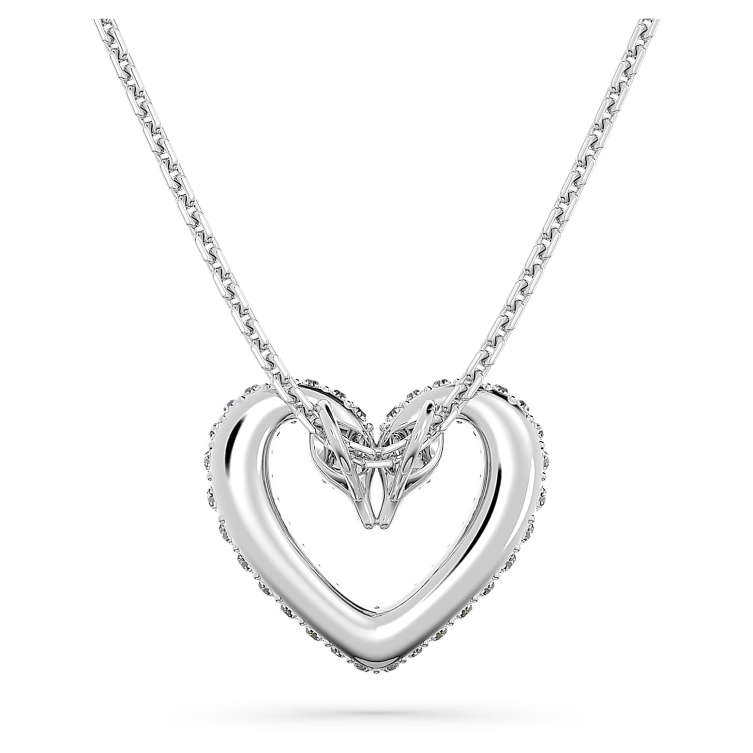 White, Rhodium plated | Swarovski