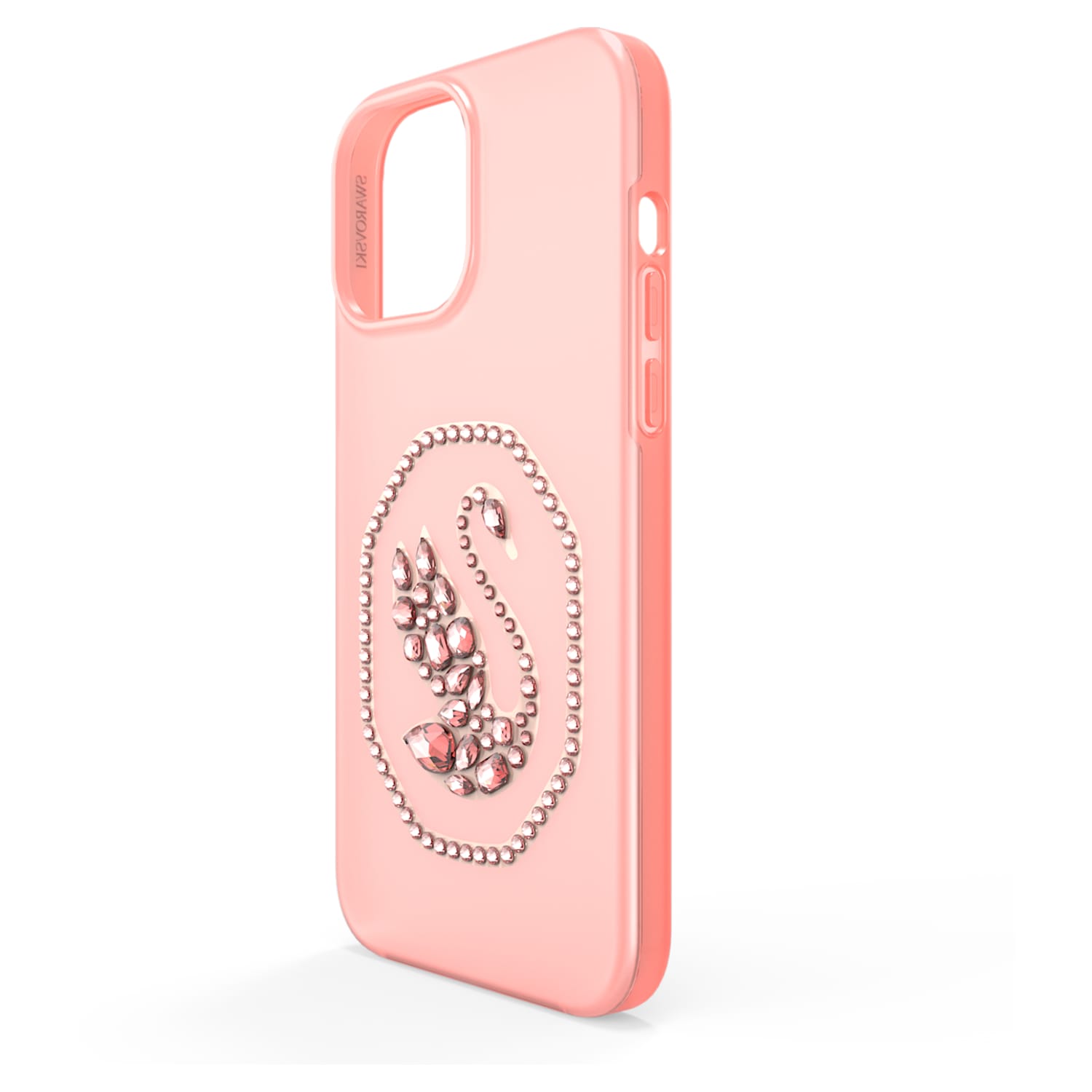 Smartphone Case Swan Iphone 13 Pro Max Pink Swarovski