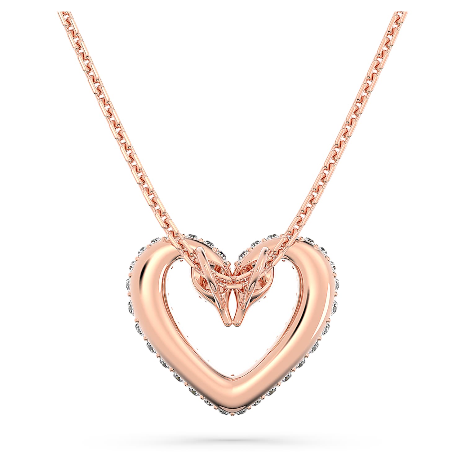 White, Rose gold-tone plated | Swarovski
