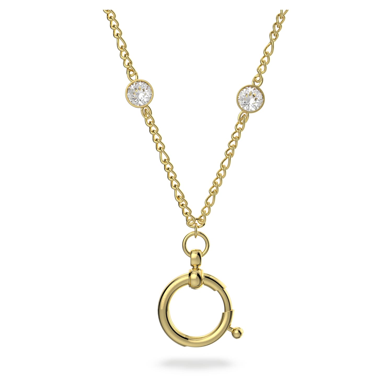 Curiosa necklace, Yellow, Gold-tone 