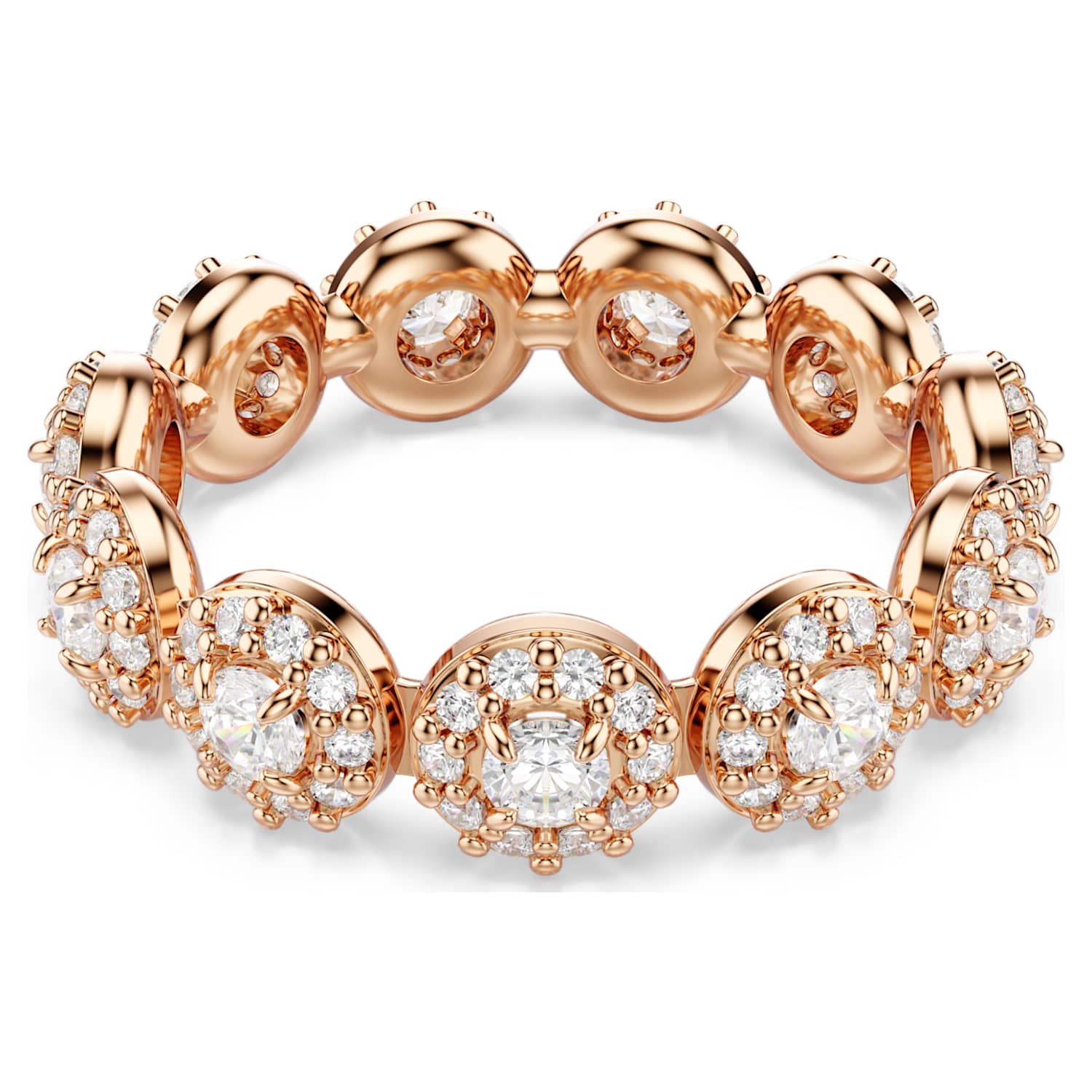 White, Rose gold-tone plated | Swarovski
