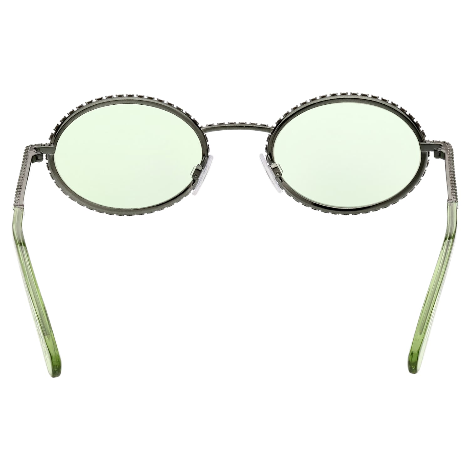 Gafas de sol, Ovalado, Fino, Verdes | Swarovski