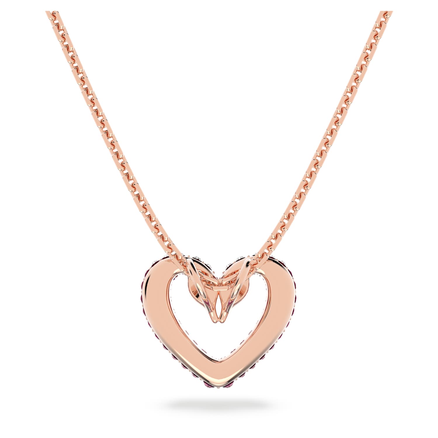 Pink, Rose gold-tone plated 