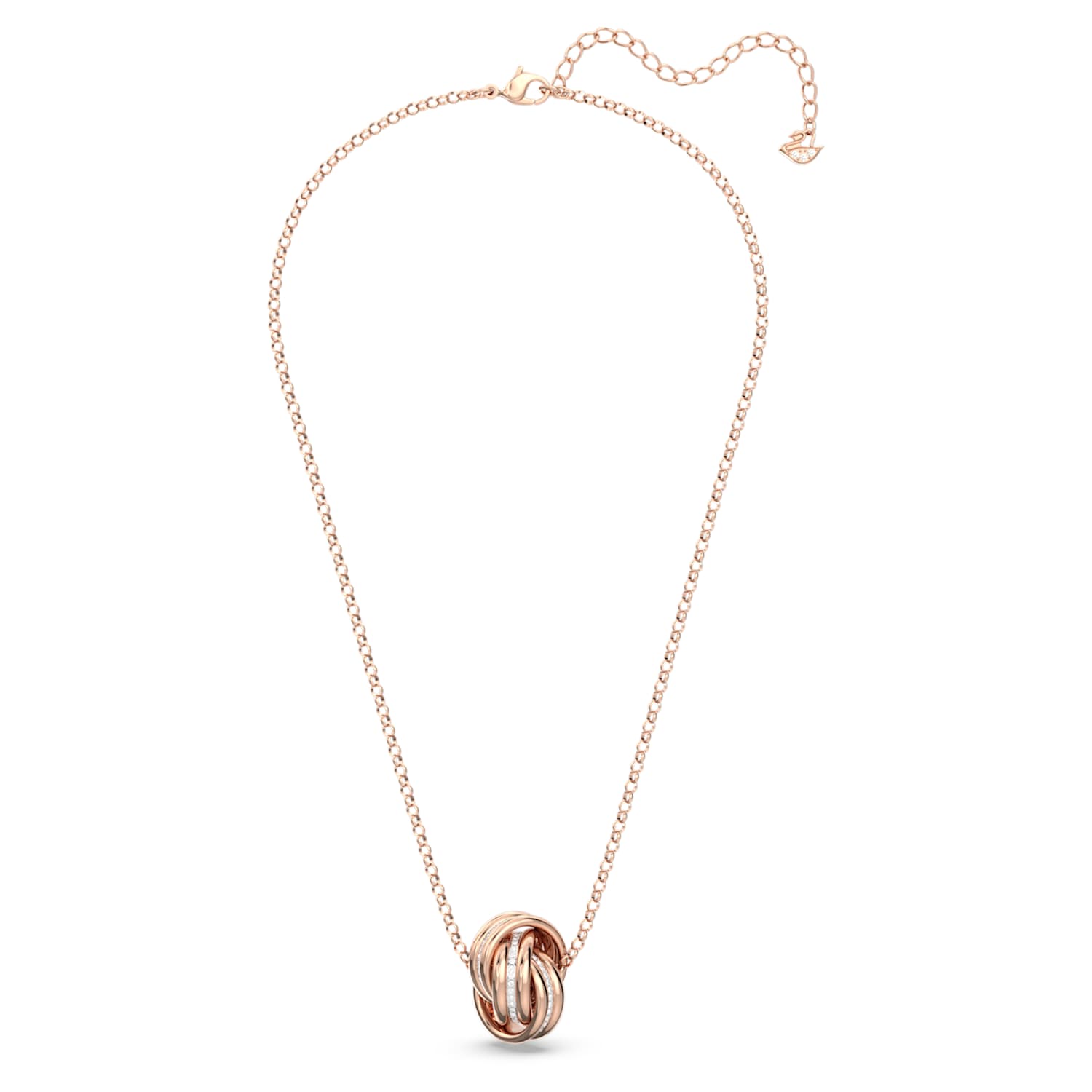 White, Rose gold-tone plated | Swarovski