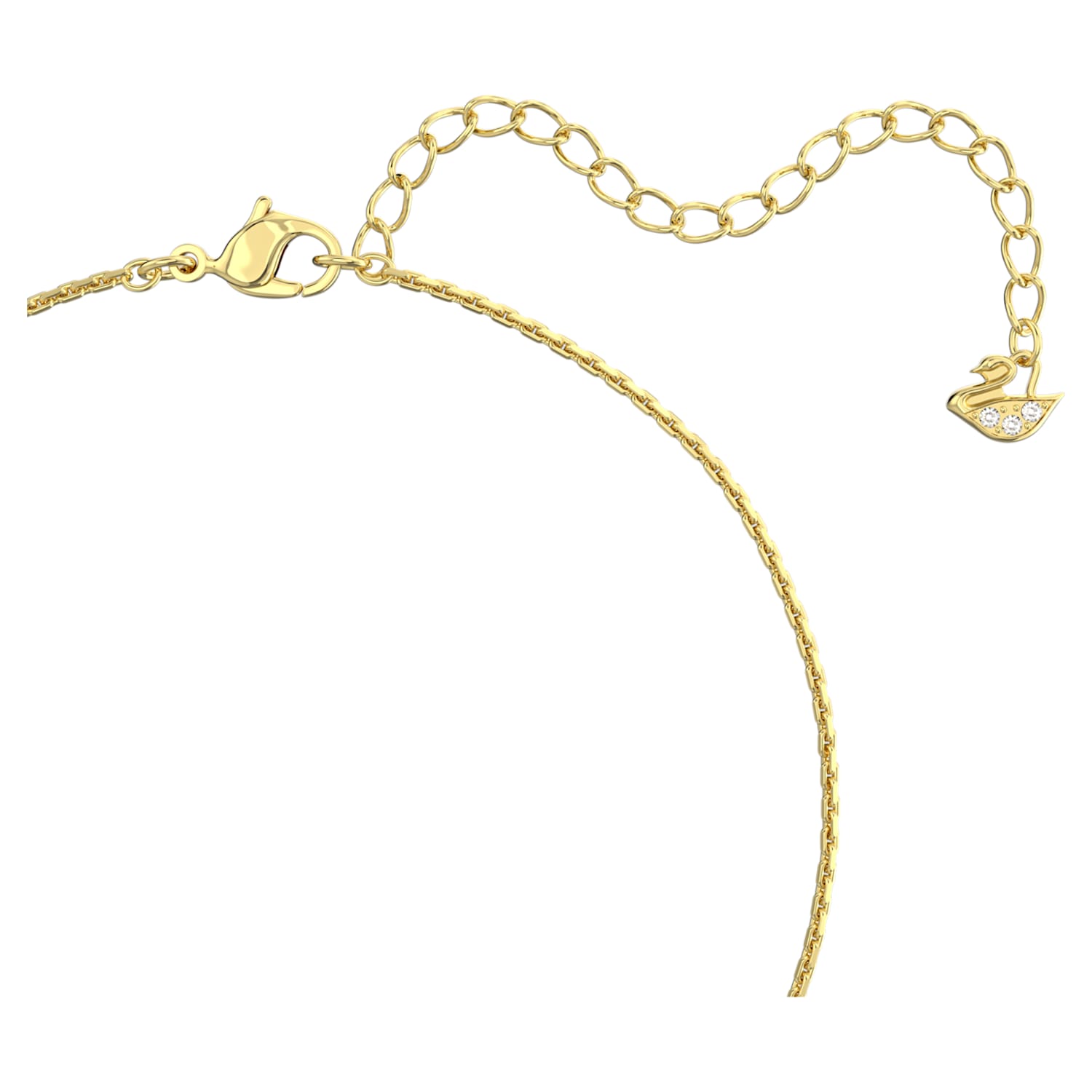 Pavé Goldlegierungsschicht Further Halskette Swarovski Accessoires Schmuck Halsketten Verflochtene Ringe 
