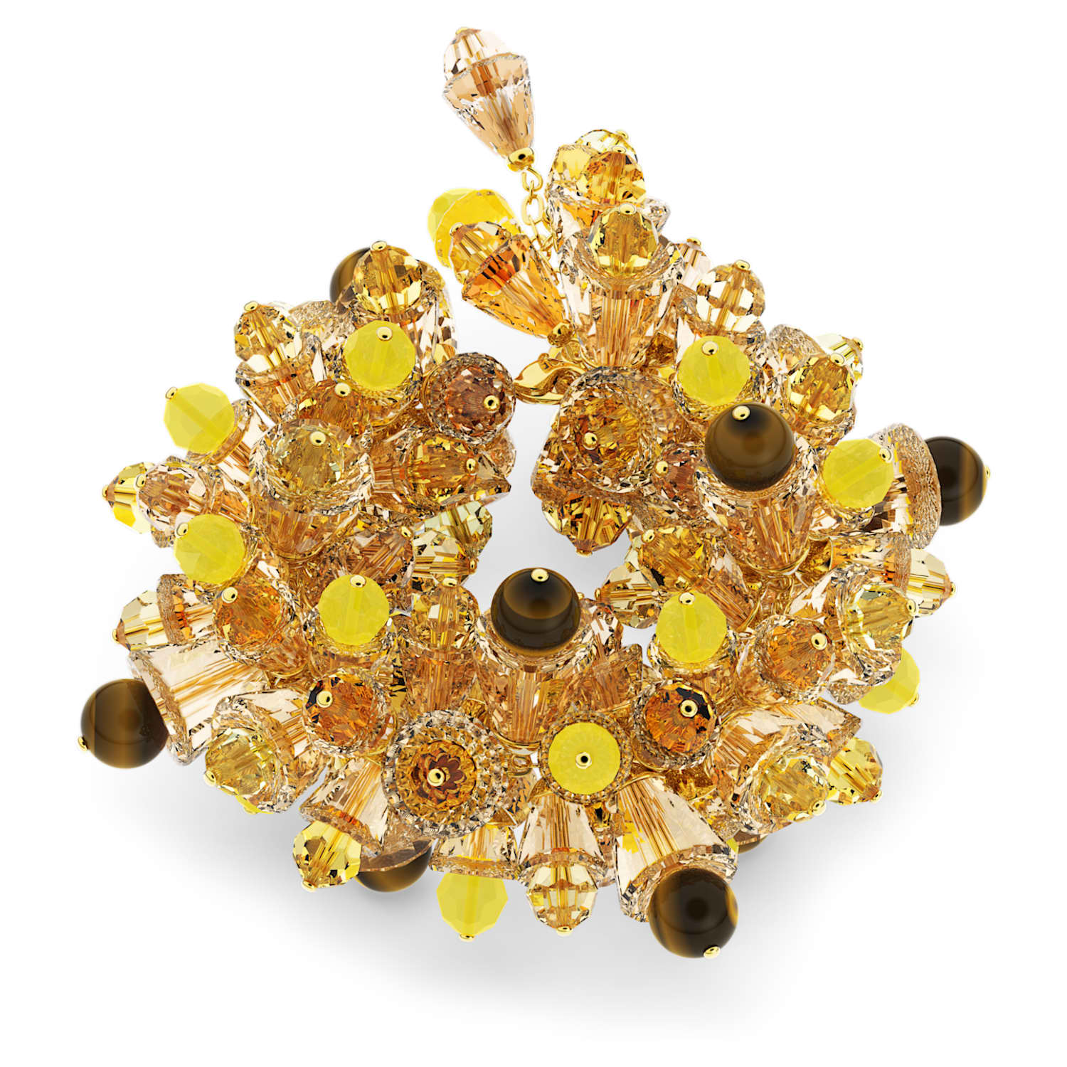 Bracelet Somnia, Pièce d'exception, Multicolore, Placage de ton or |  Swarovski