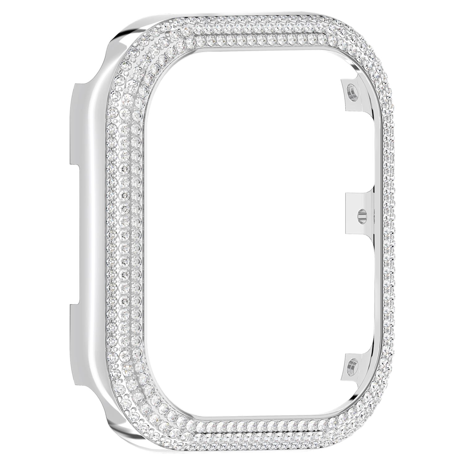 Sparkling case, For Apple Watch® Series 7, 41 mm, Silver tone