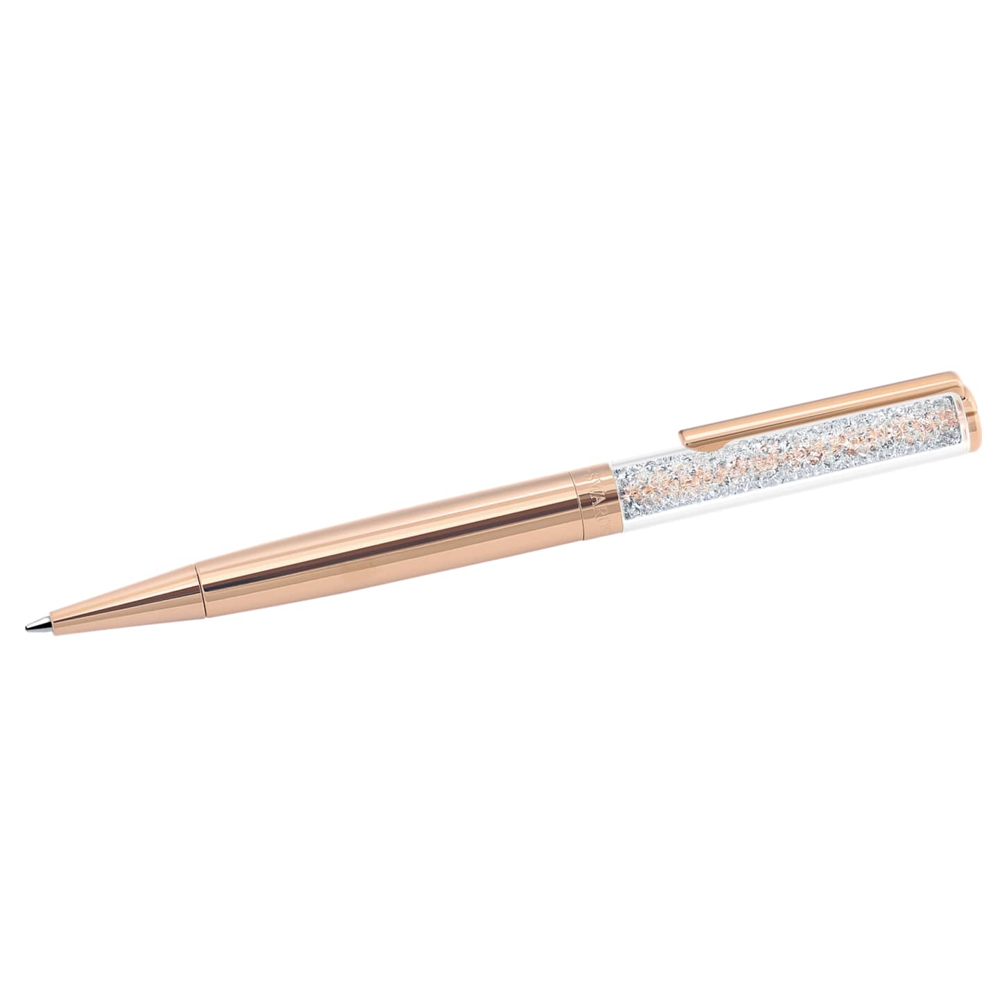 Crystalline ballpoint pen, Rose gold tone, Rose goldtone plated