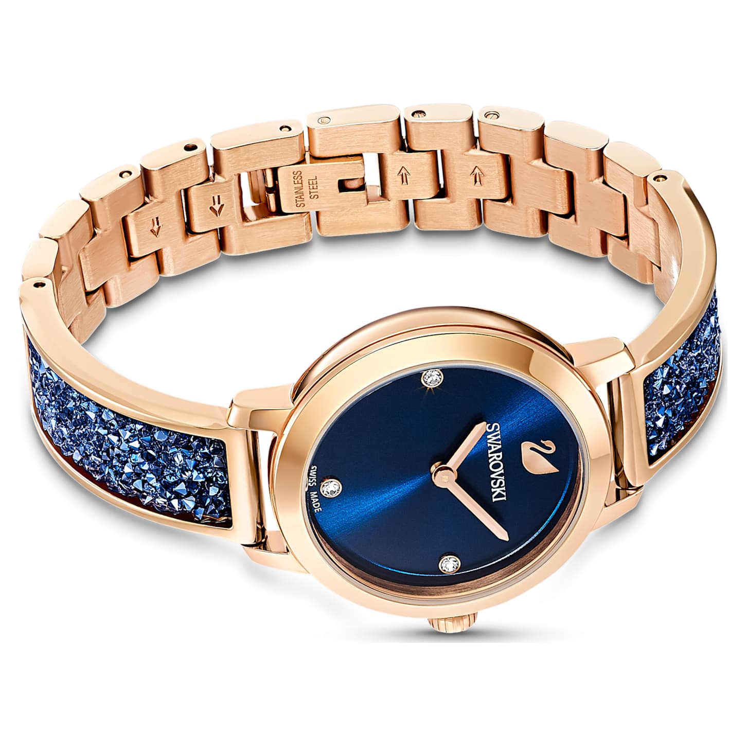 SWAROVSKI Cosmic Rock Uhr Metallarmband Blau UNSERE IDEEN