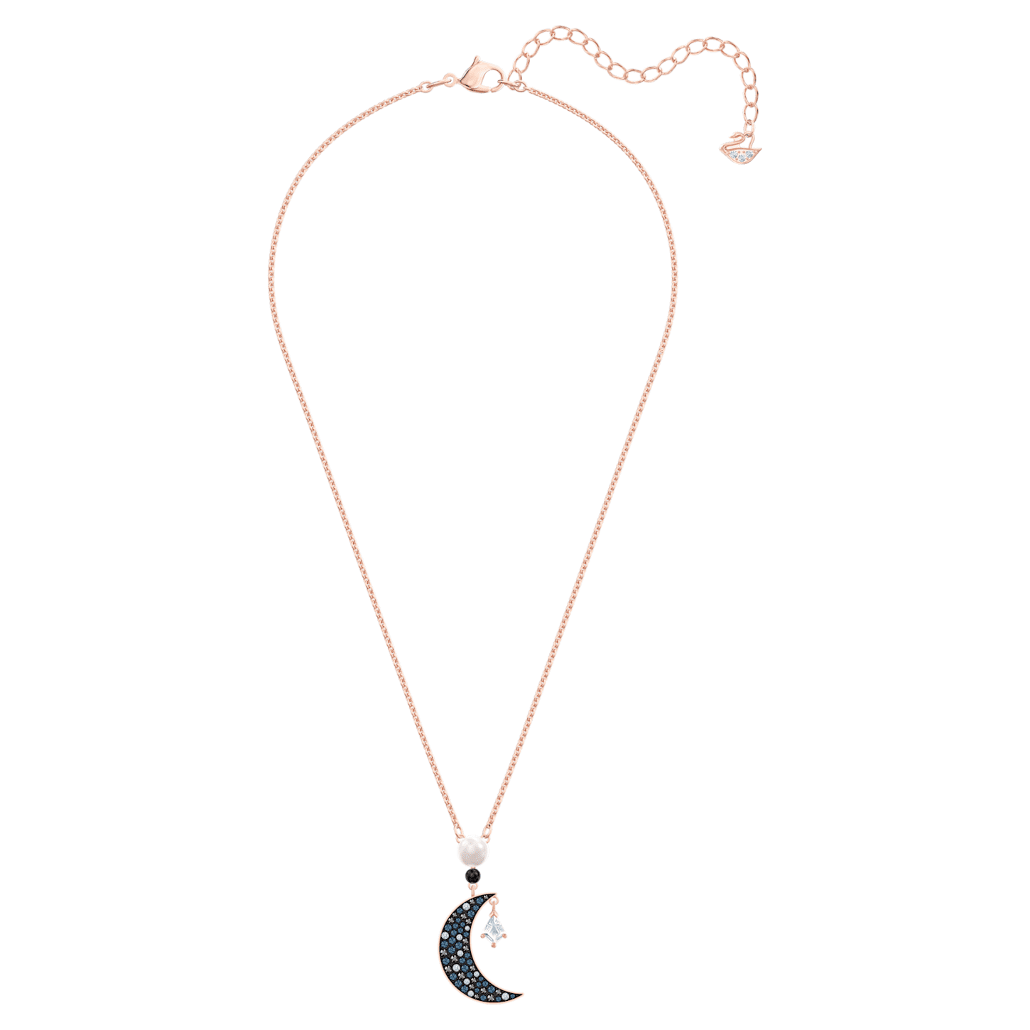 Swarovski moon star necklace clearance