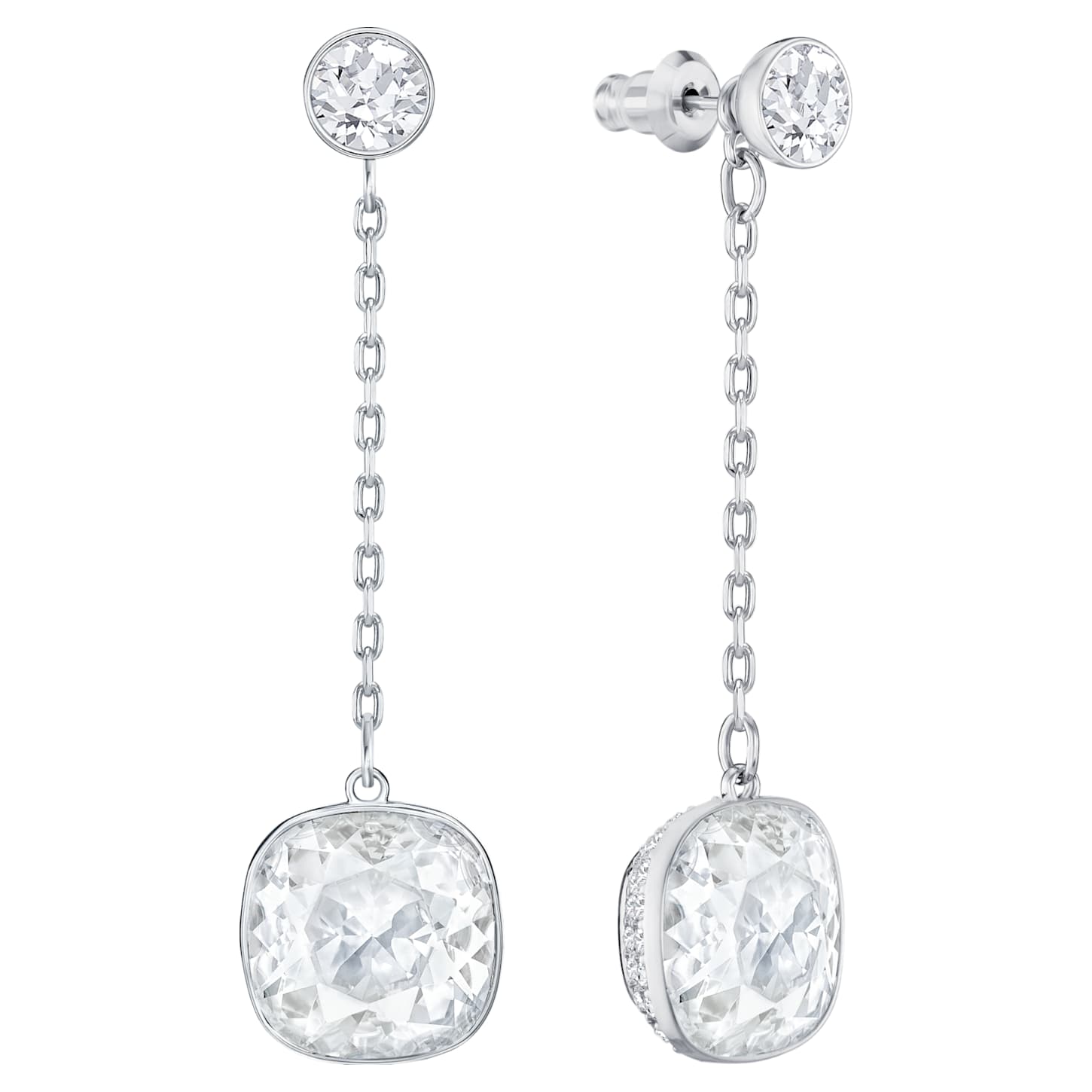 Swarovski sommerset earrings white rhodium plated Outlet