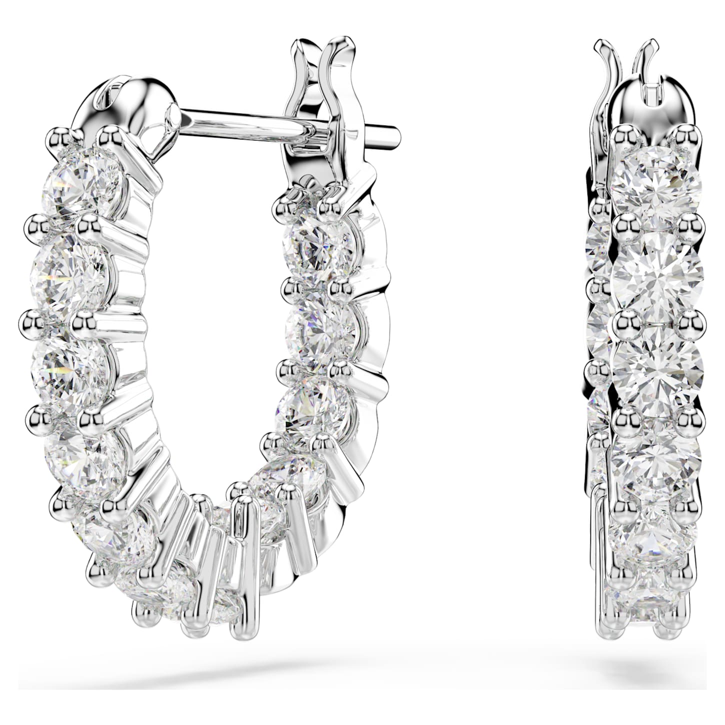 Swarovski rhodium earrings