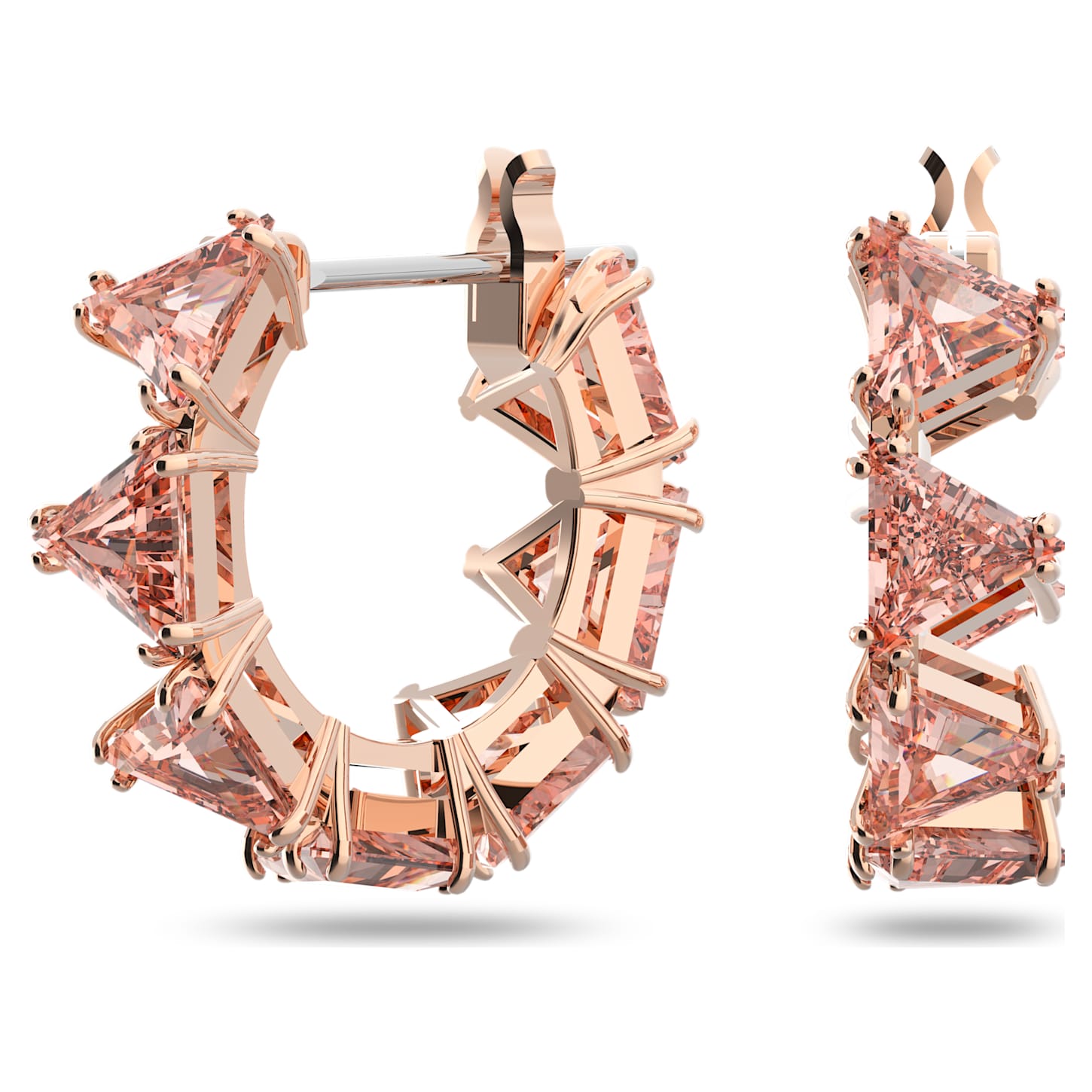 Swarovski small hoop earrings clearance