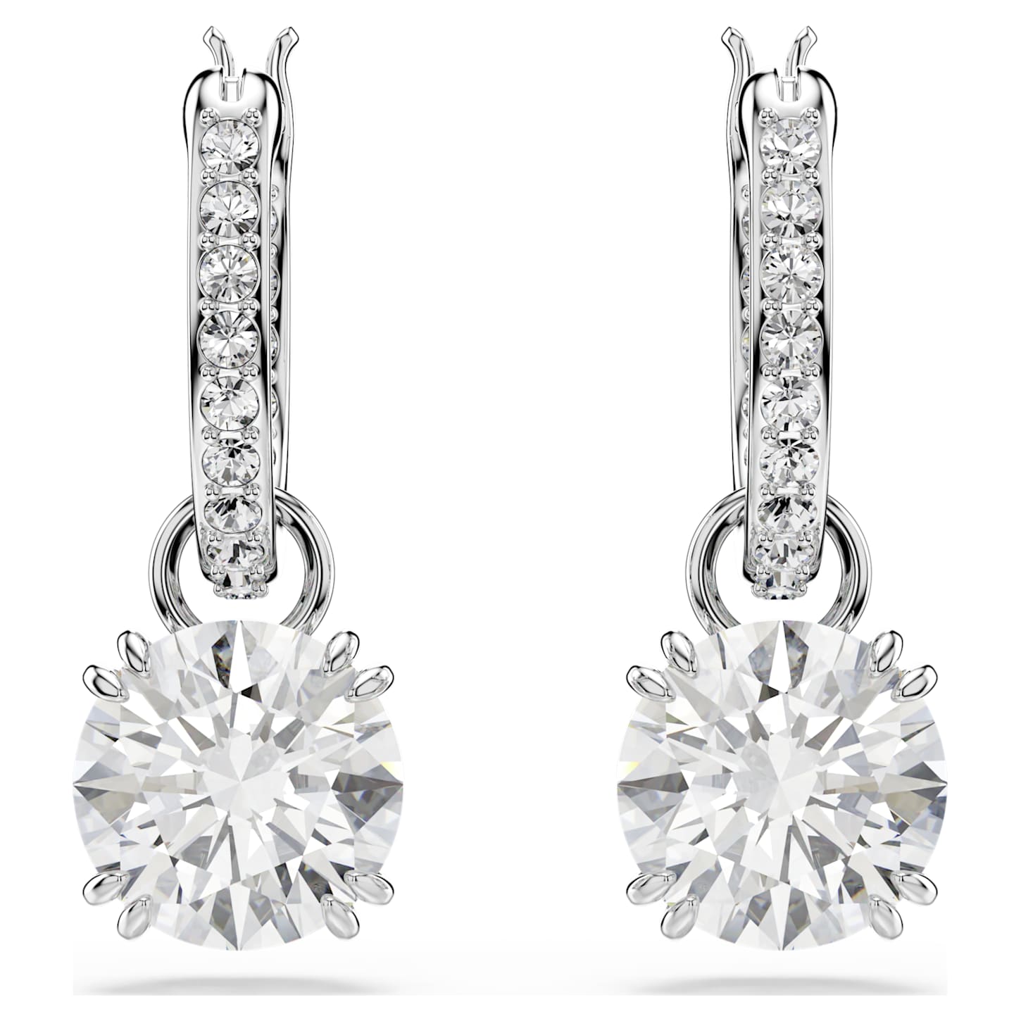 Swarovski sommerset earrings white rhodium plated Outlet