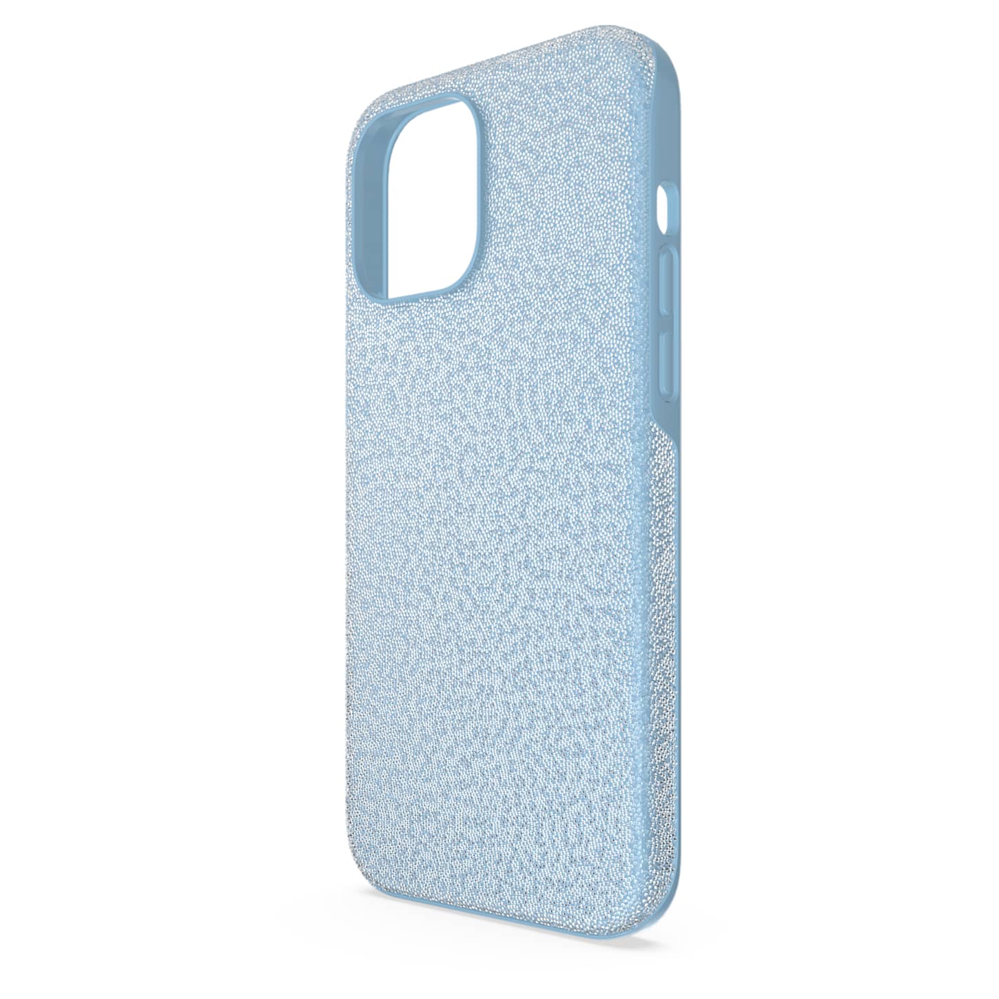 High smartphone case, iPhone® 13 Pro Max, Blue Swarovski