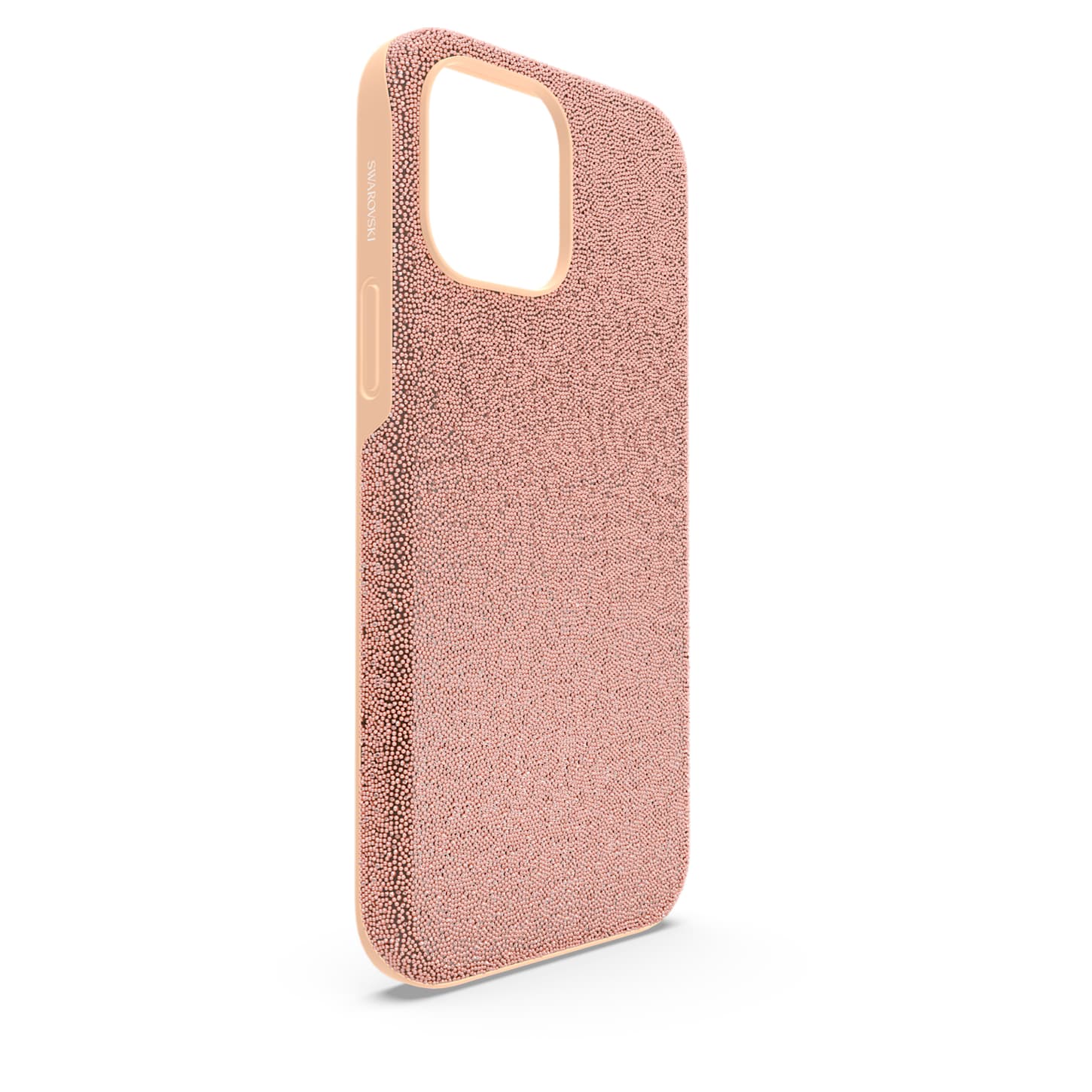 High smartphone case, iPhone® 13 Pro Max, Rose gold tone Swarovski