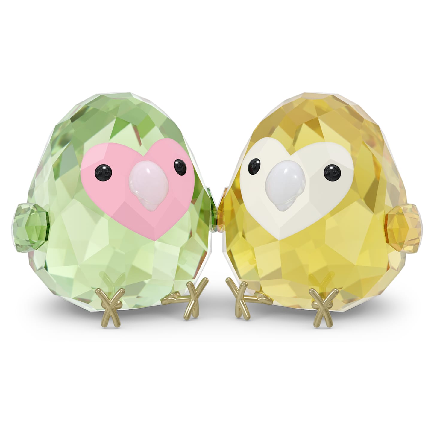 スワロフスキー（オーストリア) ラブバード Love Birds, Pink Heart 