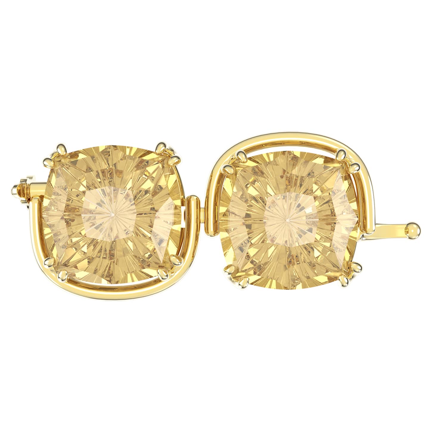 Harmonia extender, Cushion cut, Gold tone, Gold-tone plated