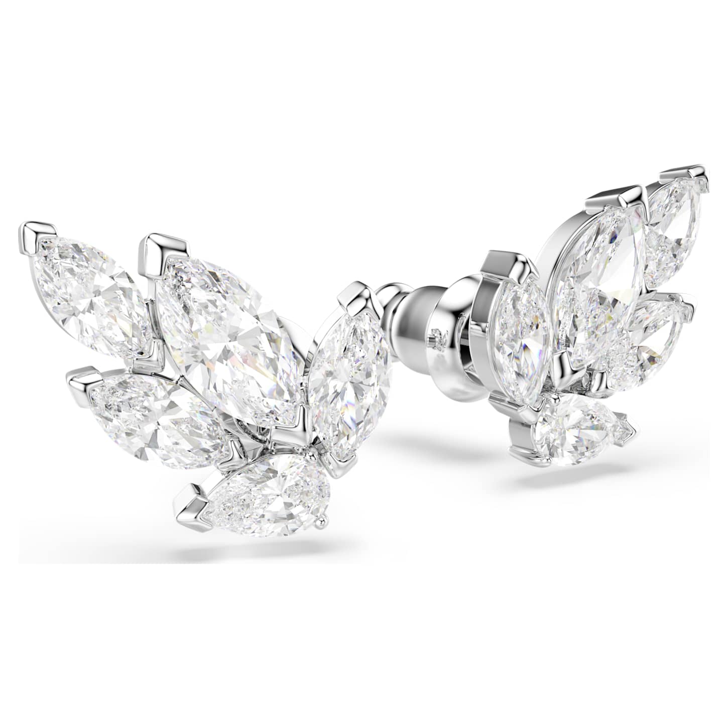 Swarovski earrings leaf clearance