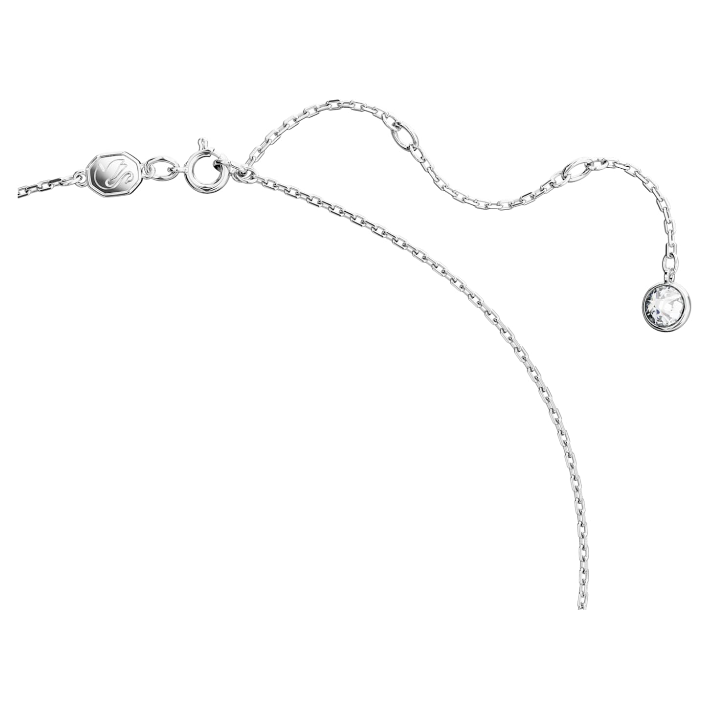 Swarovski white swan necklace