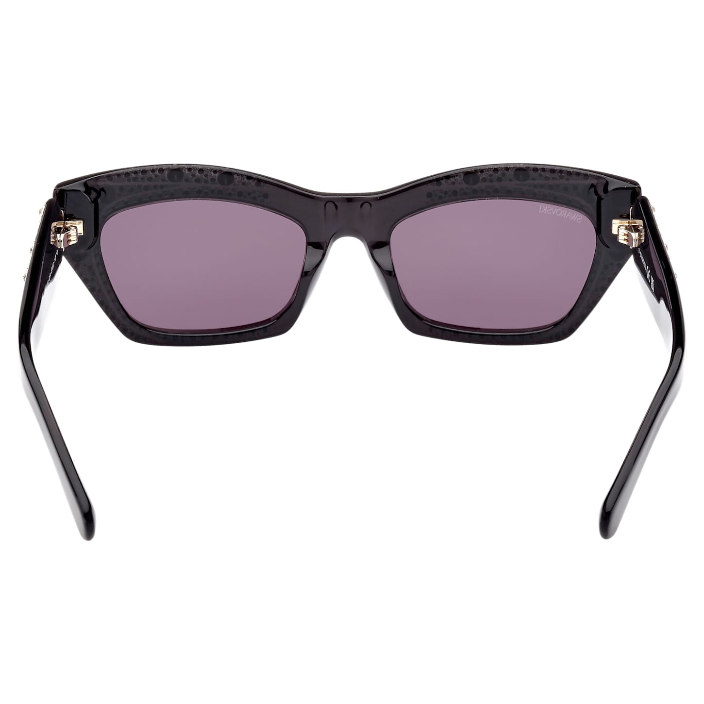 Sunglasses, Cateye shape, SK0380 01A, Black Swarovski