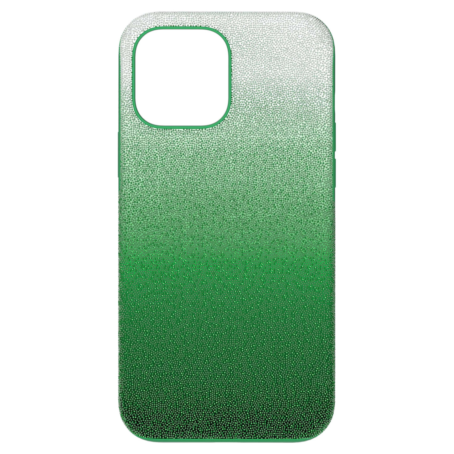 High smartphone case, iPhone® 13 Pro Max, Green Swarovski