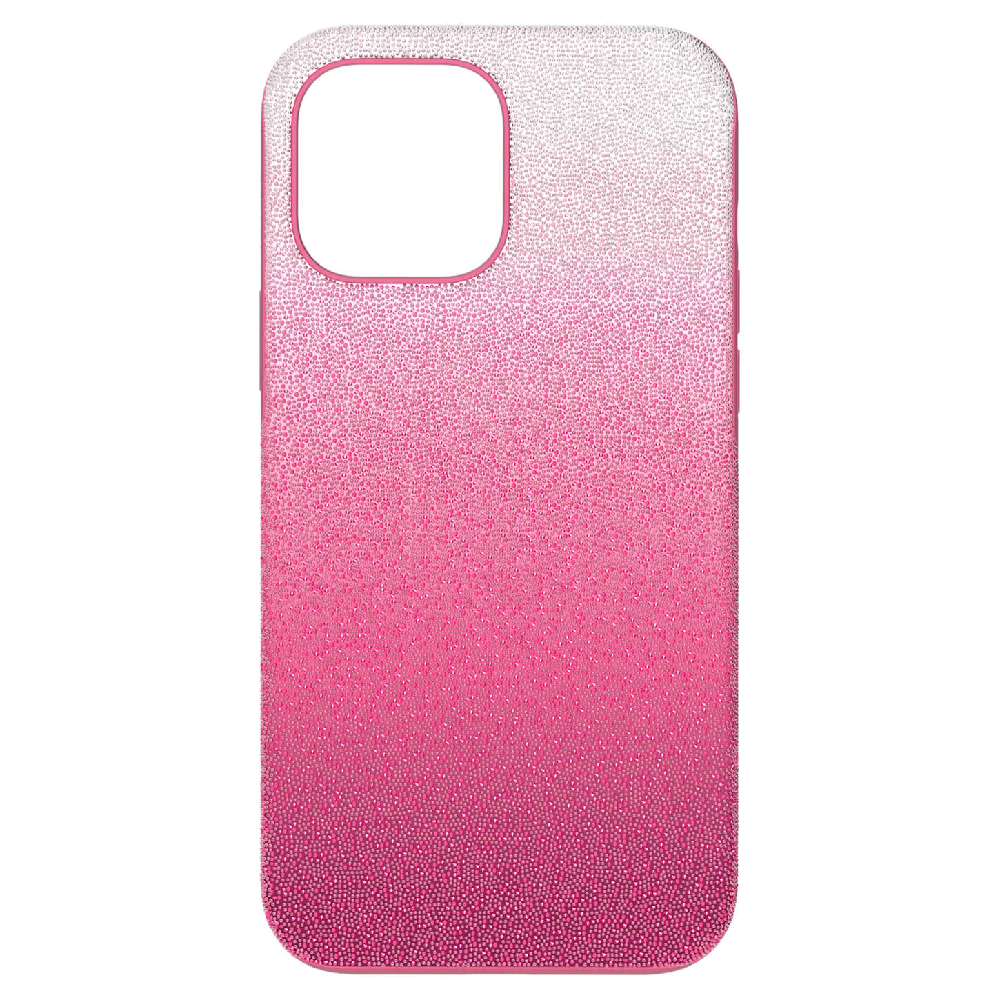 High smartphone case, iPhone® 13 Pro Max, Pink Swarovski