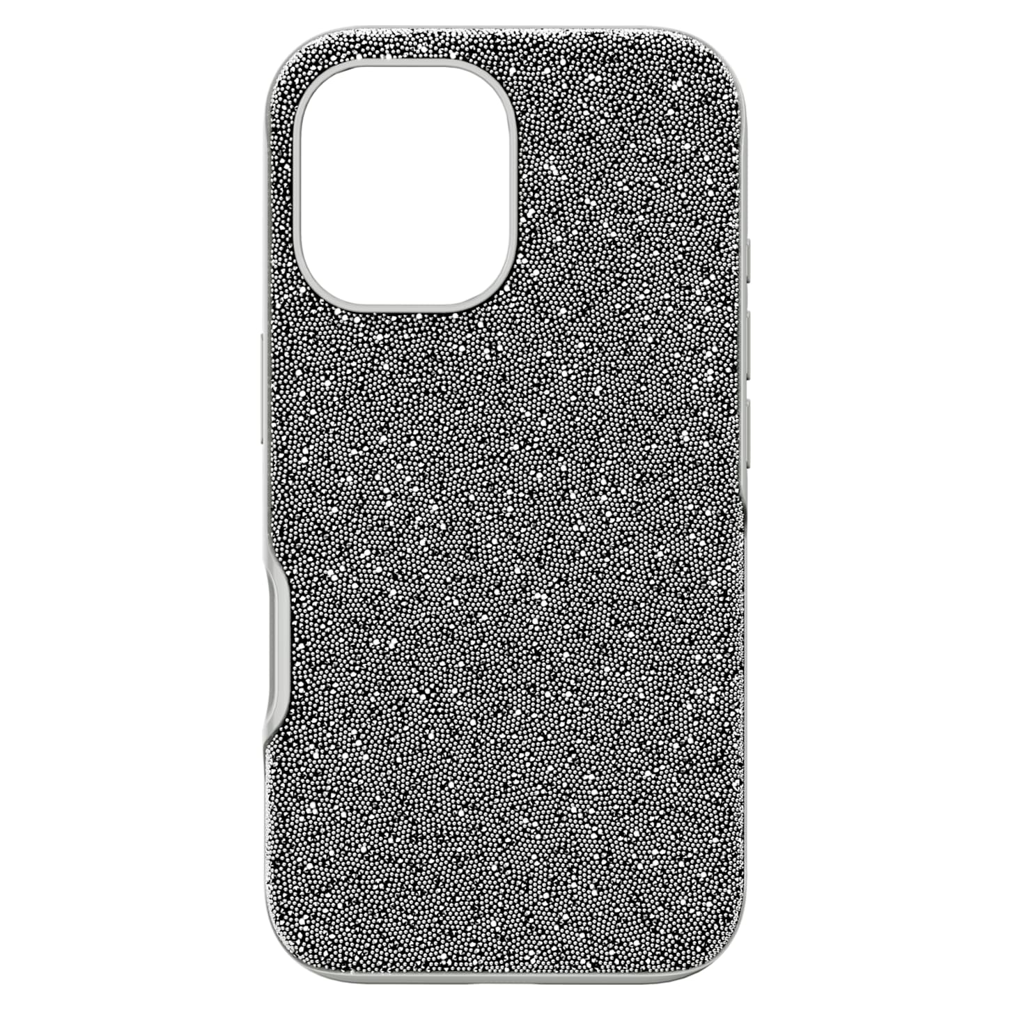High smartphone case, iPhone® 16, Silver tone | Swarovski