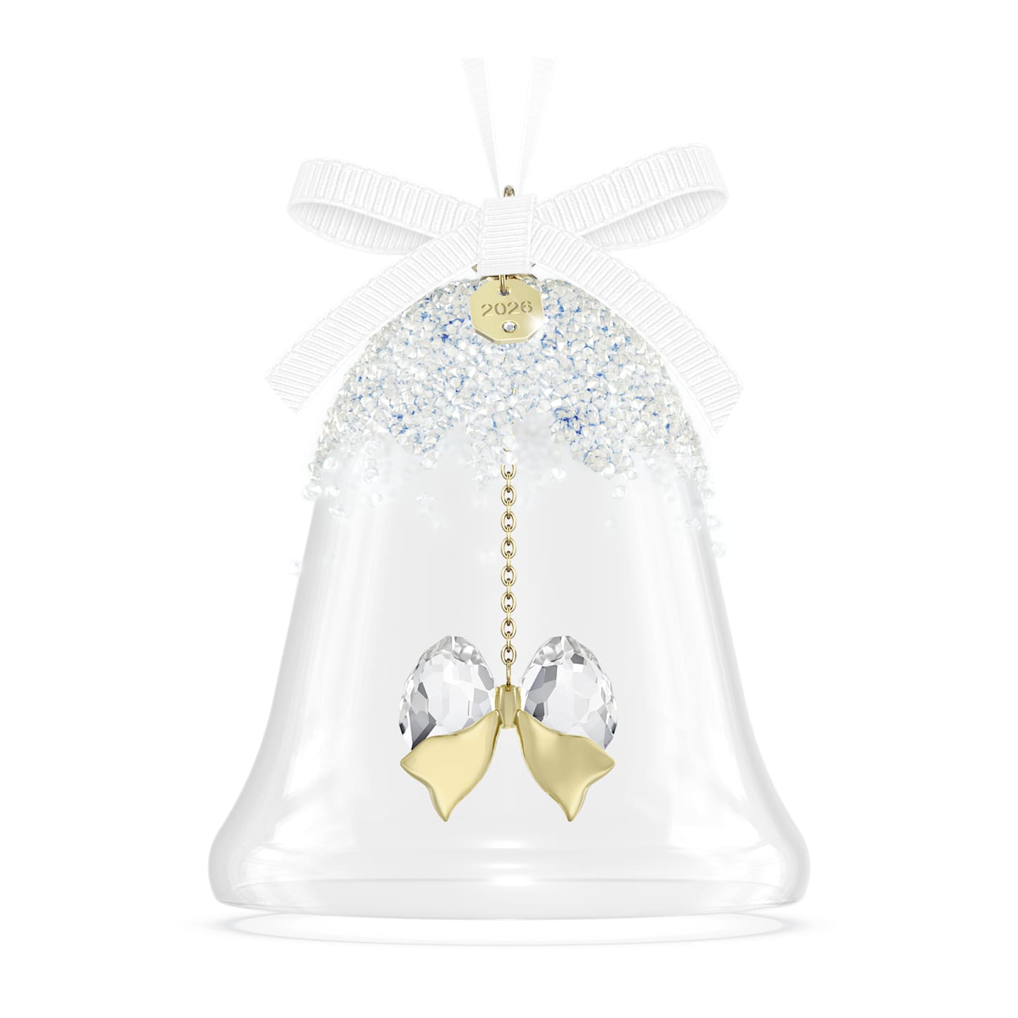 Annual Edition Bell Ornament 2026, White | Swarovski